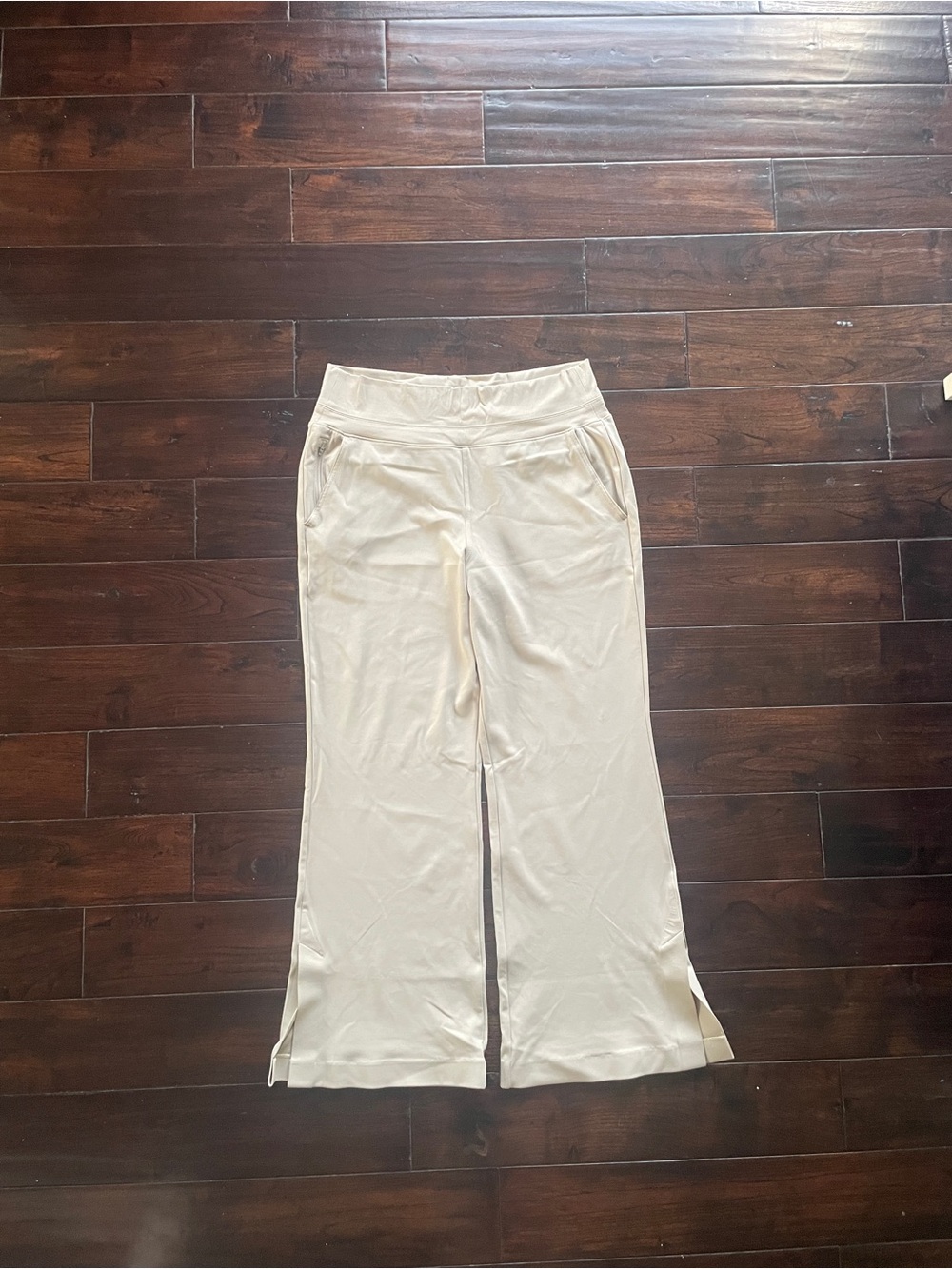 Athleta Cream Wide-Leg Pull-On Joggers Kids